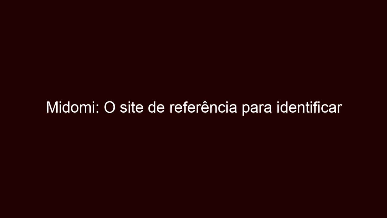 midomi: o site de referência para identificar músicas desconhecidas